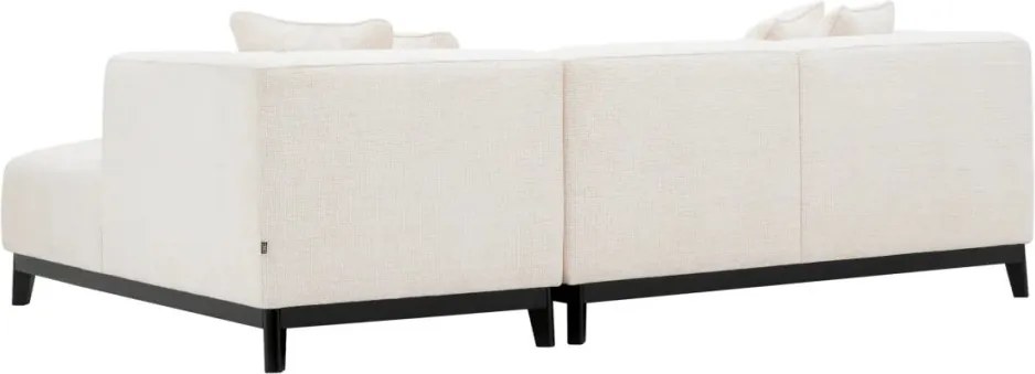 Coltar LUX design LUX cu sezlong dreapta Corso Lounge, Lyssa off-white