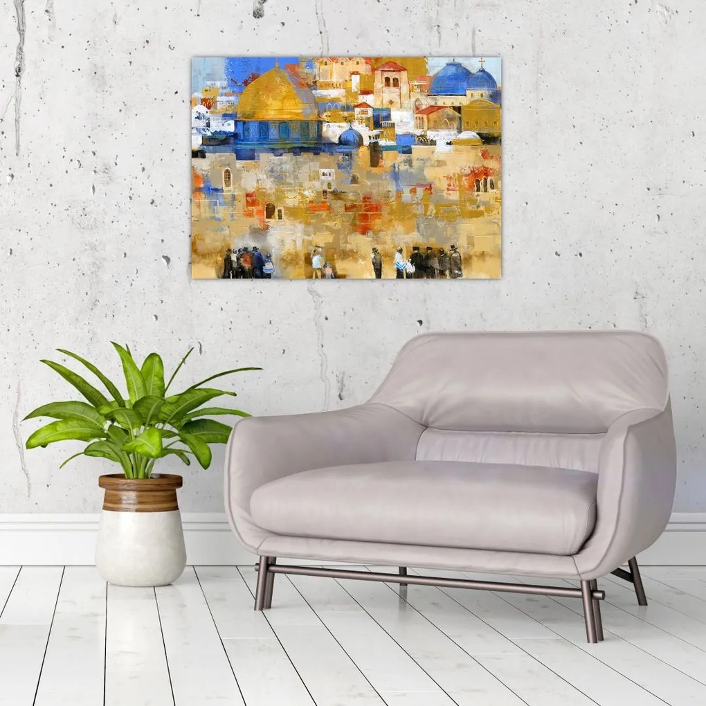 Tablou - Zidul plângerii, Ierusalim, Israel (70x50 cm)
