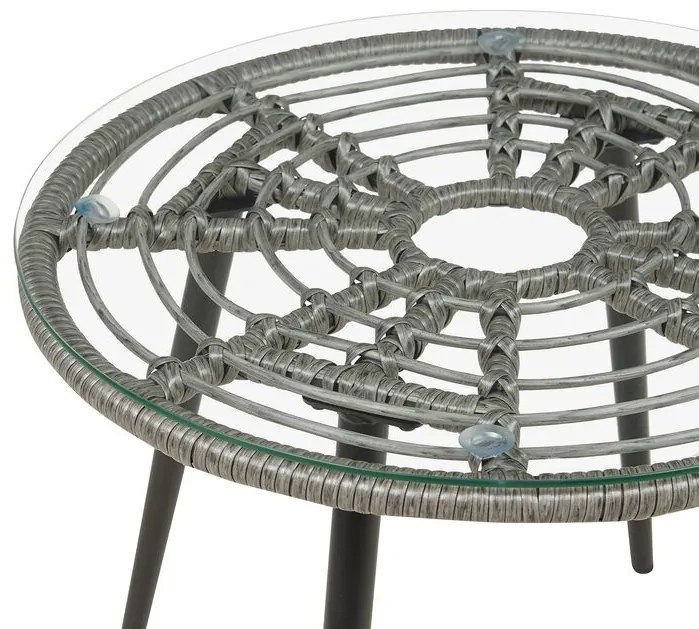 Set mobilier de grădină Lauza (gri). 1080816