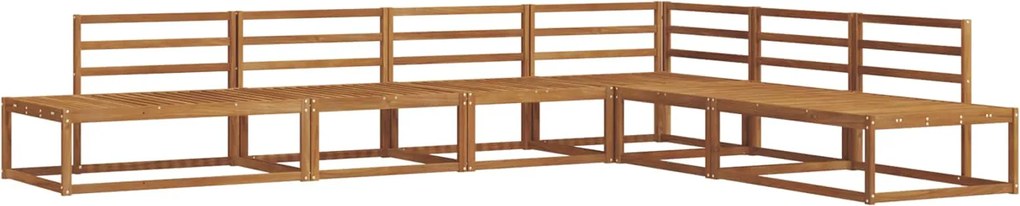 vidaXL Set de canapele de exterior 6 Bucată natural