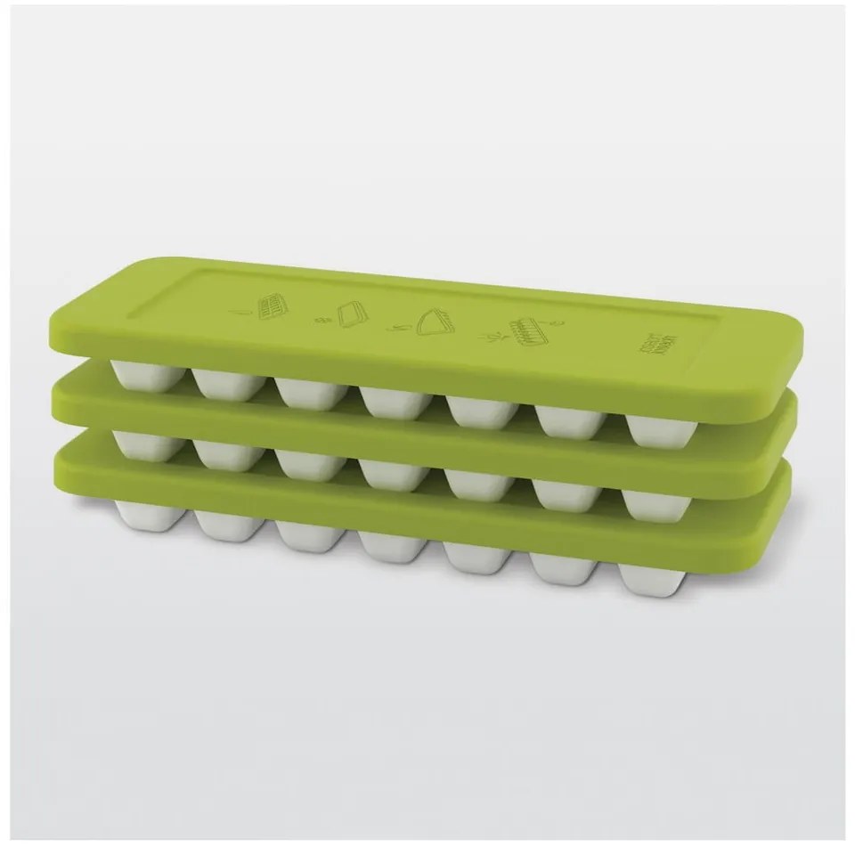 Formă pentru gheață Joseph Joseph QuickSnap Plus, verde