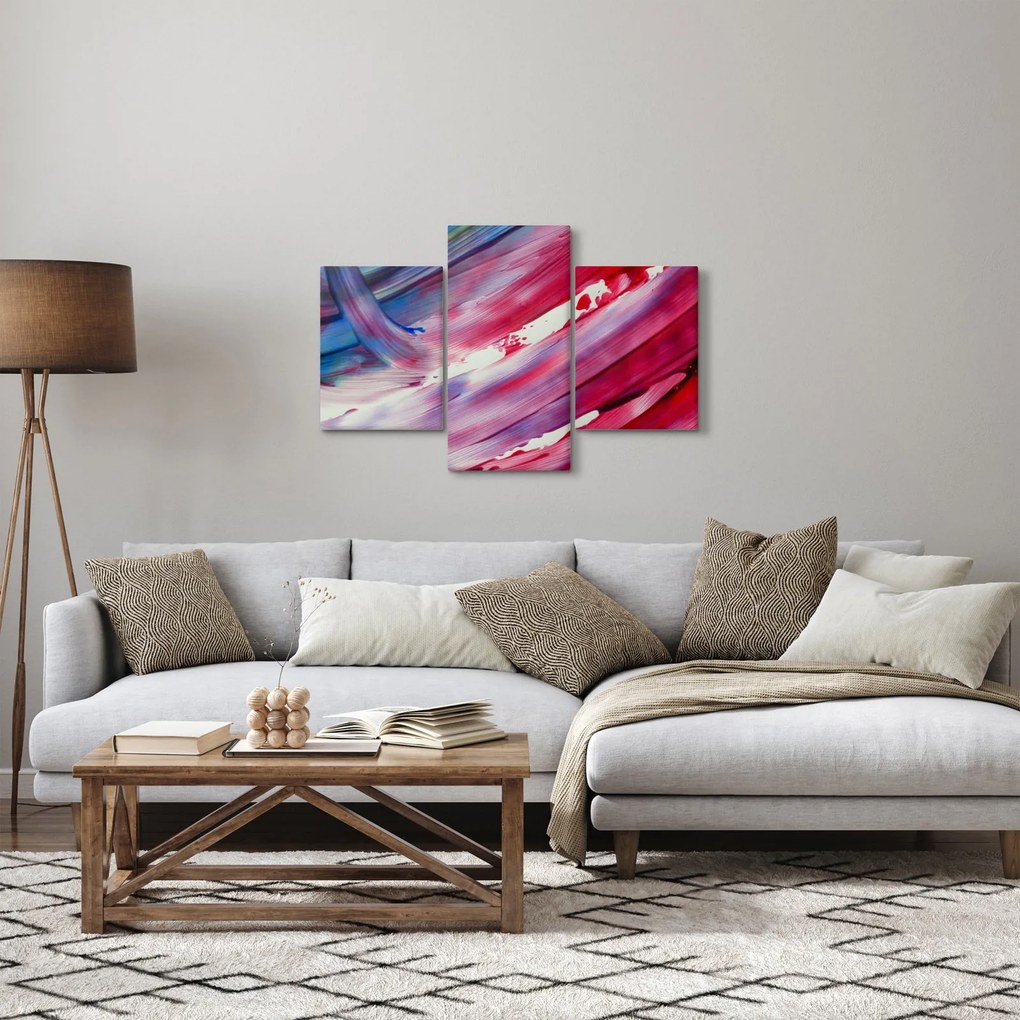 Tablou - culorile rozalbaste (90x60 cm)
