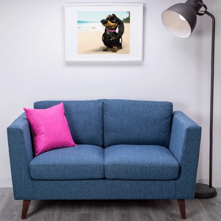 Pernuță decorativă BESSY 45 x 45 cm maro set 2 buc