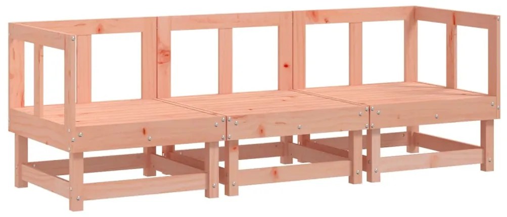 825420 vidaXL Set mobilier de grădină, 3 piese, lemn masiv douglas