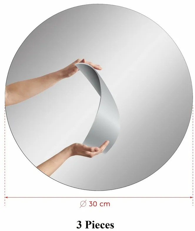 Oglindă Round 30 cm, 3 buc., 3 buc