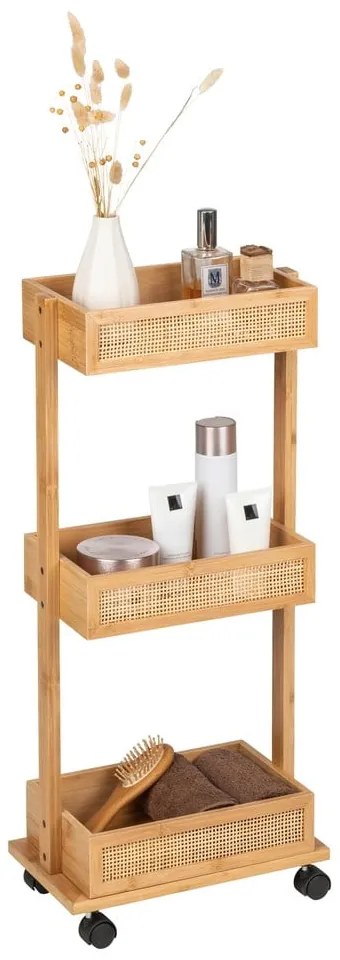 Etajeră baie din bambus Wenko Allegre