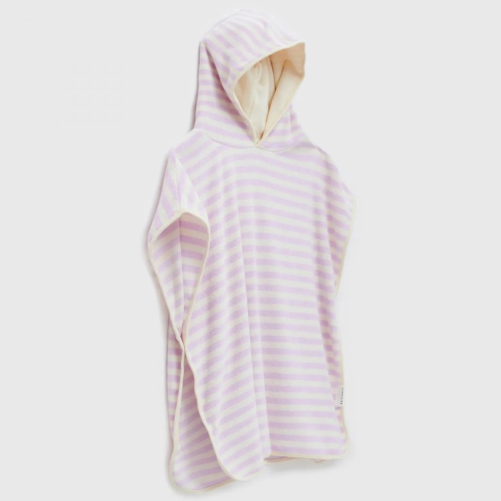 Poncho cu glugă copii Princess Swan Soft Lilac