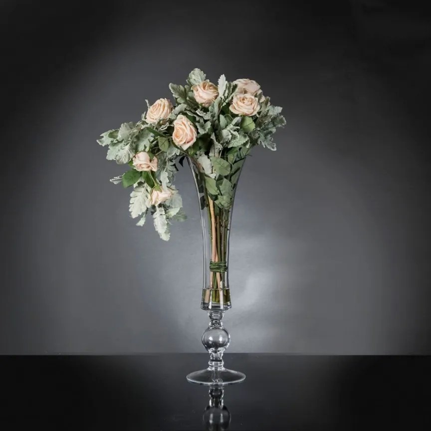Aranjament floral mare design LUX VASE FRAGRANCE ROSES CORFU 1142258.23