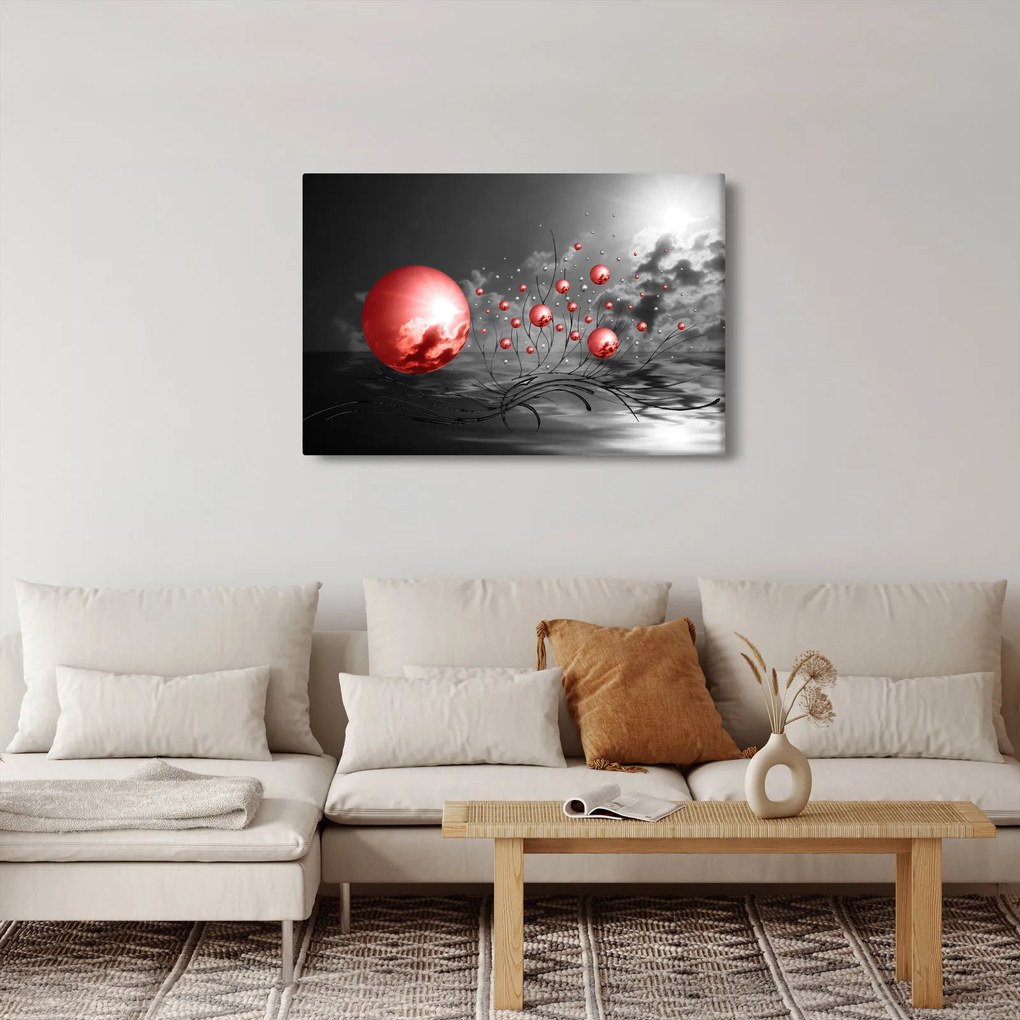 Tabloul bilelor roșii (90x60 cm)