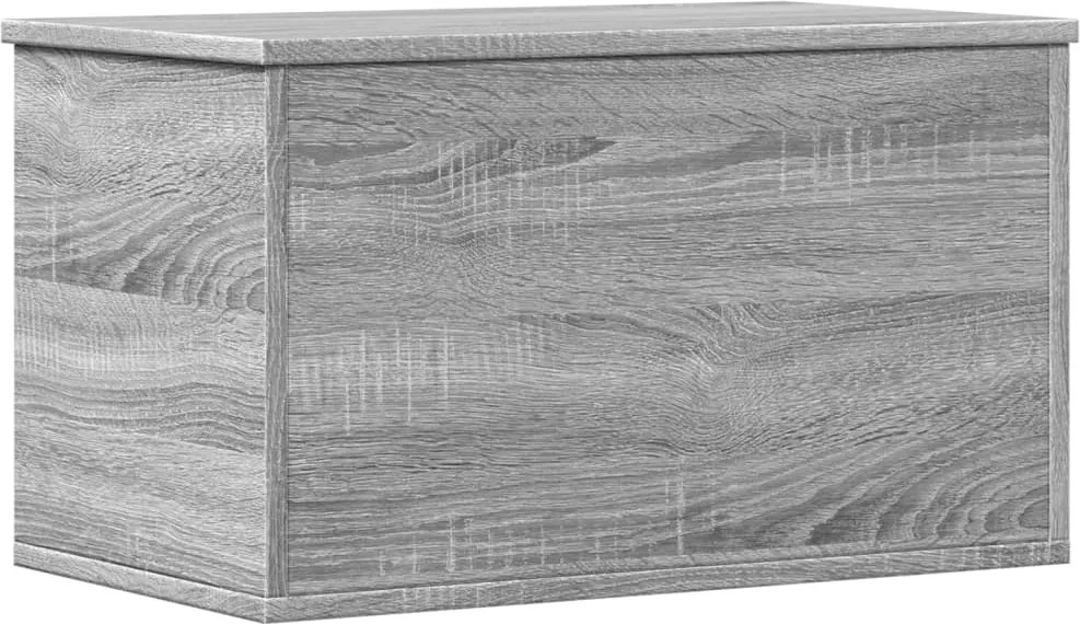 vidaXL Cutie de depozitare, gri sonoma, 60x35x35 cm, lemn prelucrat
