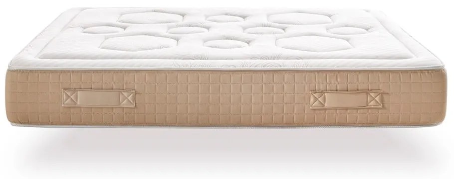 Saltea fermă/mediu-fermă cu arcuri reversibilă/termoregulatoare 160x200 cm Hexaflex Bagged Springs Gel – Moonia