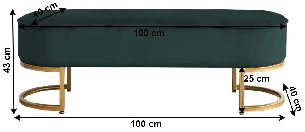Zondo Bancă Mikki (verde). 1040295