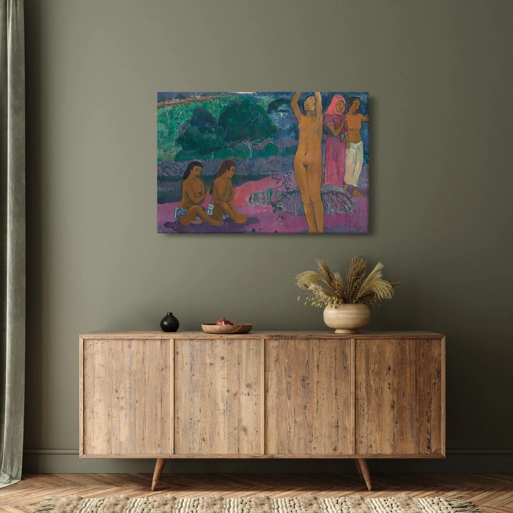 Tablou - Paul Gauguin, The Invocation, reproducere (90x60 cm)