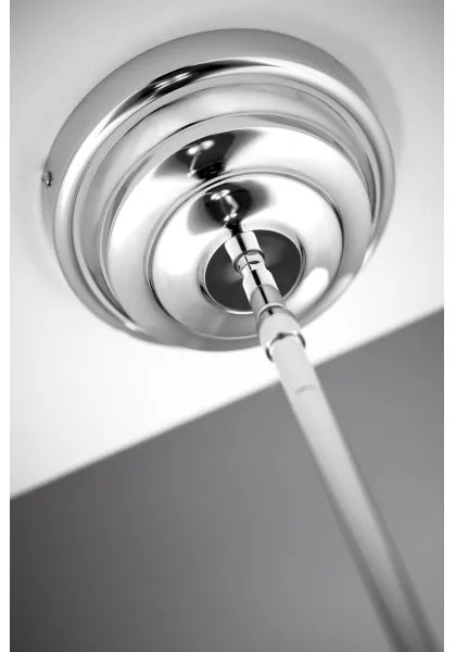 Jupiter 2072 - Lustră pe tijă PLATINO 3xE27/15W/230V verde/crom lucios