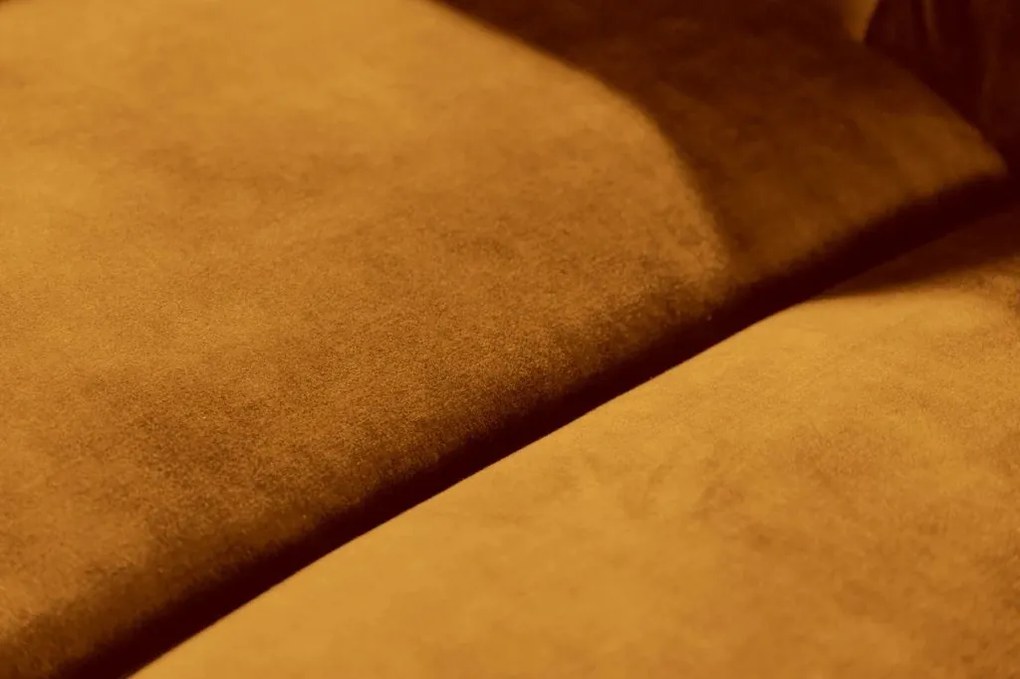 Canapea clasica stil englezesc Chesterfield 3 locuri, galben mustar