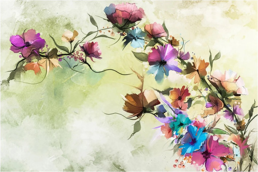 Tablou - Pictua cu flori (90x60 cm)