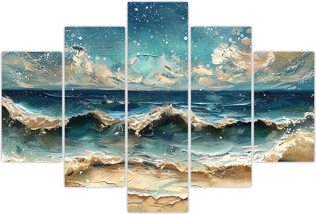 Tablou - Pictura mării (150x105 cm)