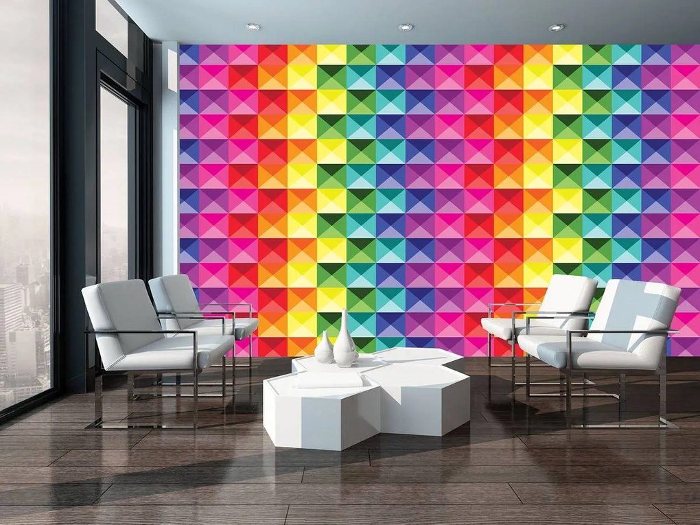 Fototapet - Cuburi colorate (152,5x104 cm)