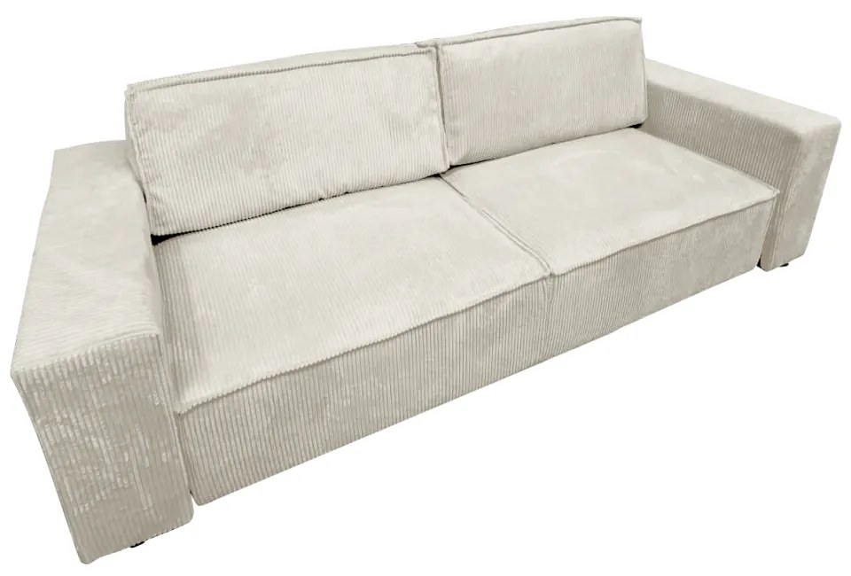 Canapea extensibila, crem, HARPERA BIG SOFA