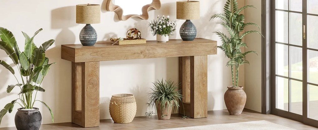 MAM3 - Masa Consola, 160 cm, masuta hol, living, dining, dormitor - Maro