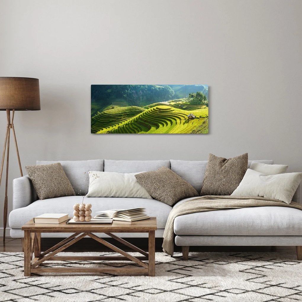 Tablou - Concert Terase de orez (120x50 cm)