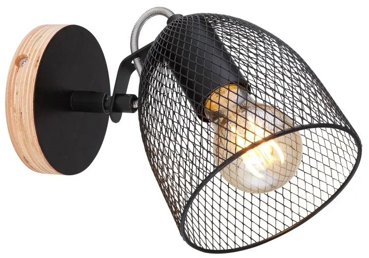 Aplica de perete stil industrial cu spot JOSINA