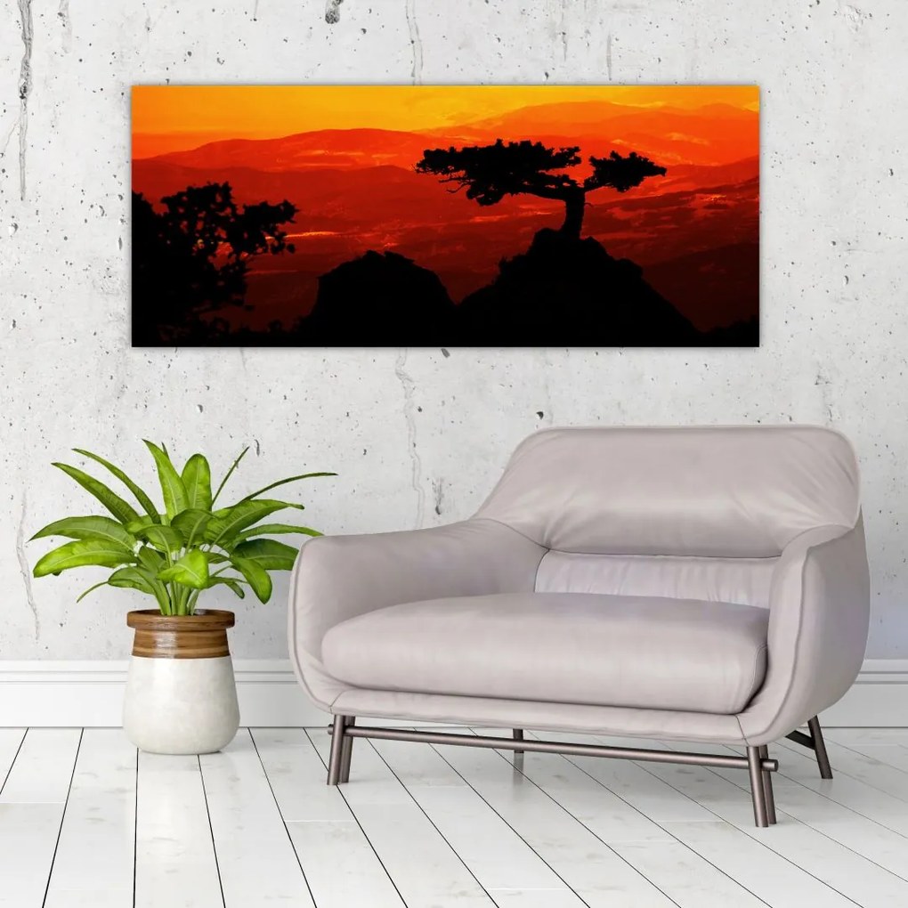 Tablou -Apus de soare (120x50 cm)