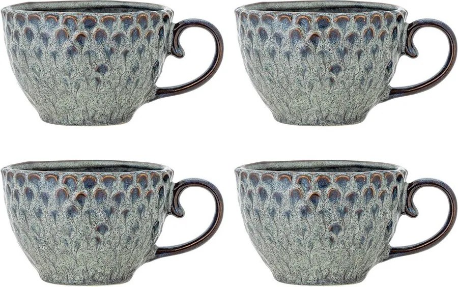 Cești gri 4 buc. din ceramică 365 ml Katrina – Bloomingville