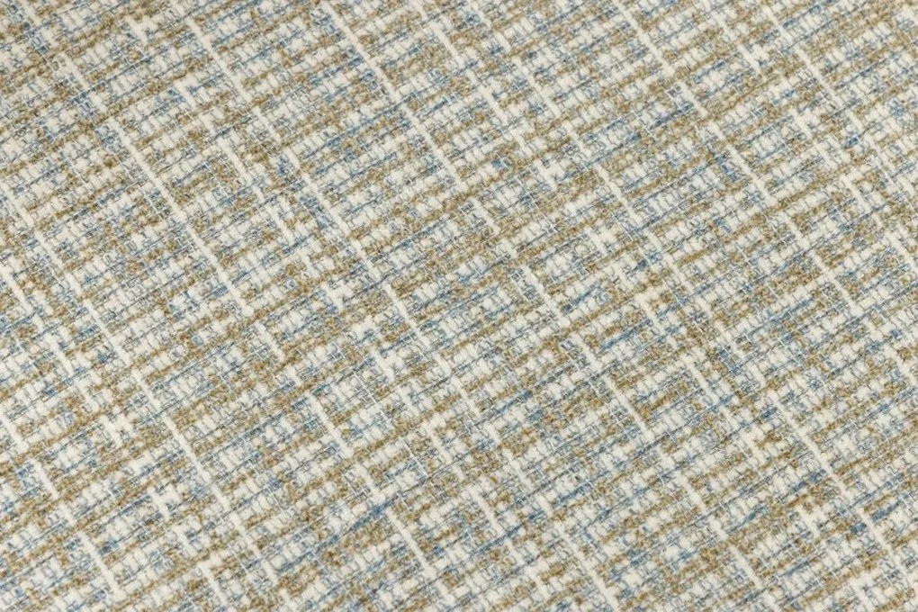 Set 2 scaune stil retro cu tesatura in carouri LYON albastru