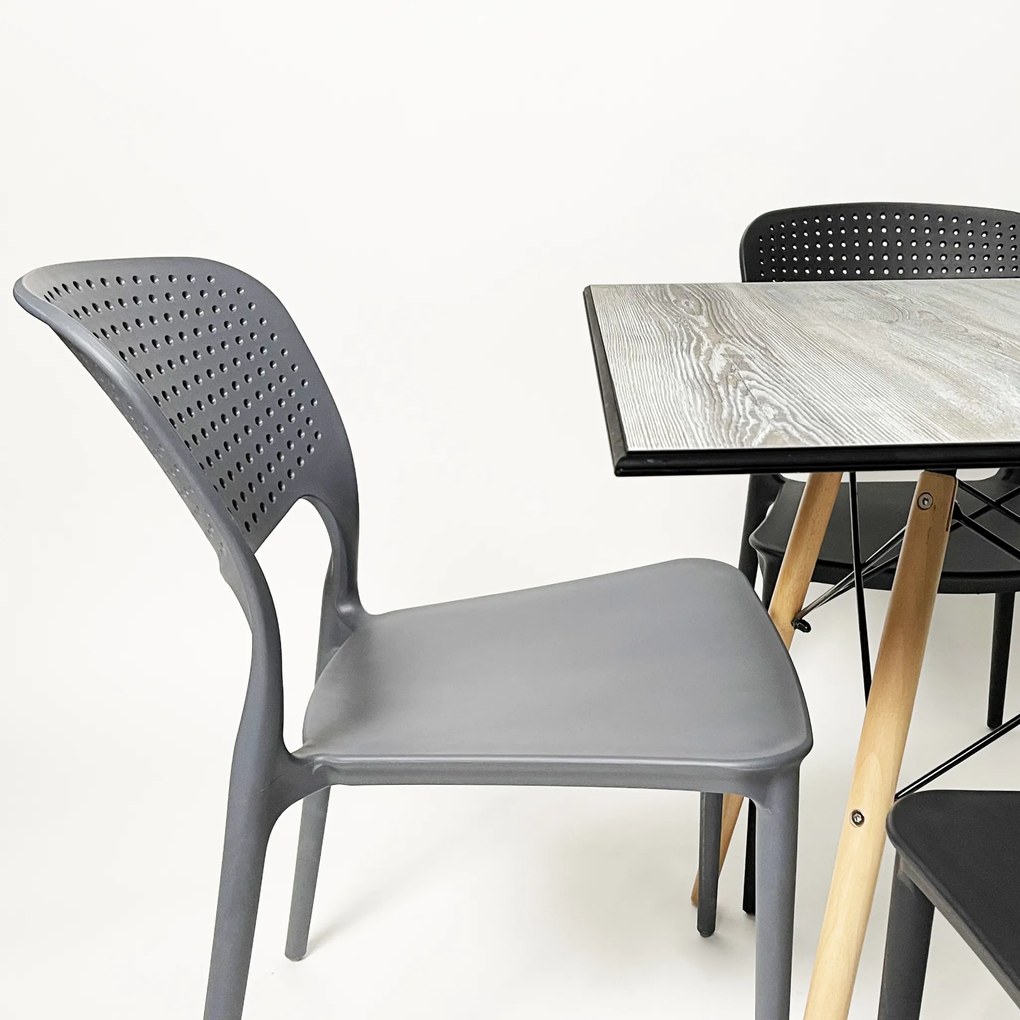 TODO Galben - SCAUN MODERN PENTRU BUCĂTĂRII, GRĂDINI, CAMERE DE CAFEA (FIXE)