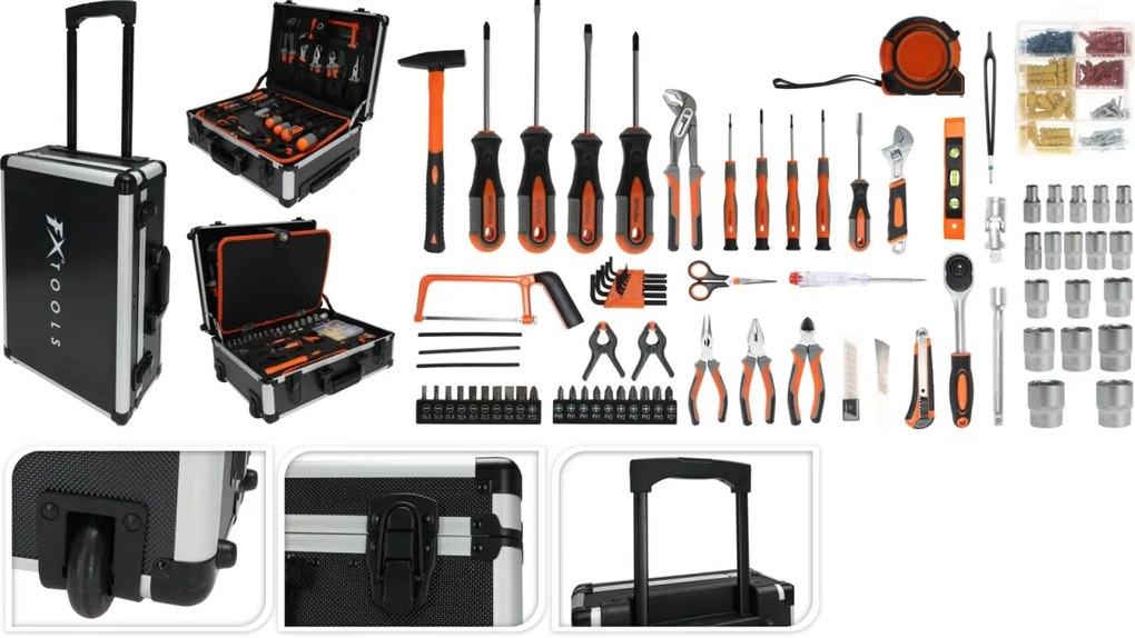Troler cu set complet de scule FX Tools