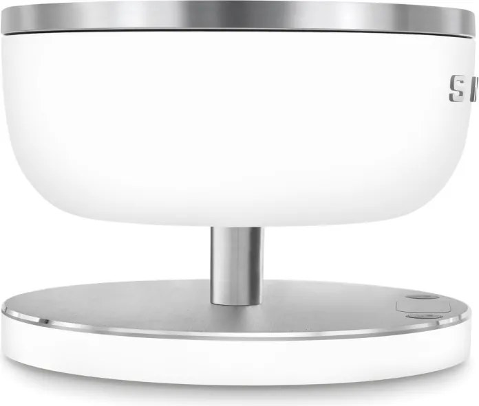 Cantar de bucatarie Smeg Collezione KSC01WHMWW, Pana la 5 kg/5 l, funcție TARA, Afisaj LED, Baza antiderapanta, Baterie reincarcabila, Alb mat