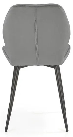 Scaun K453 velvet gri