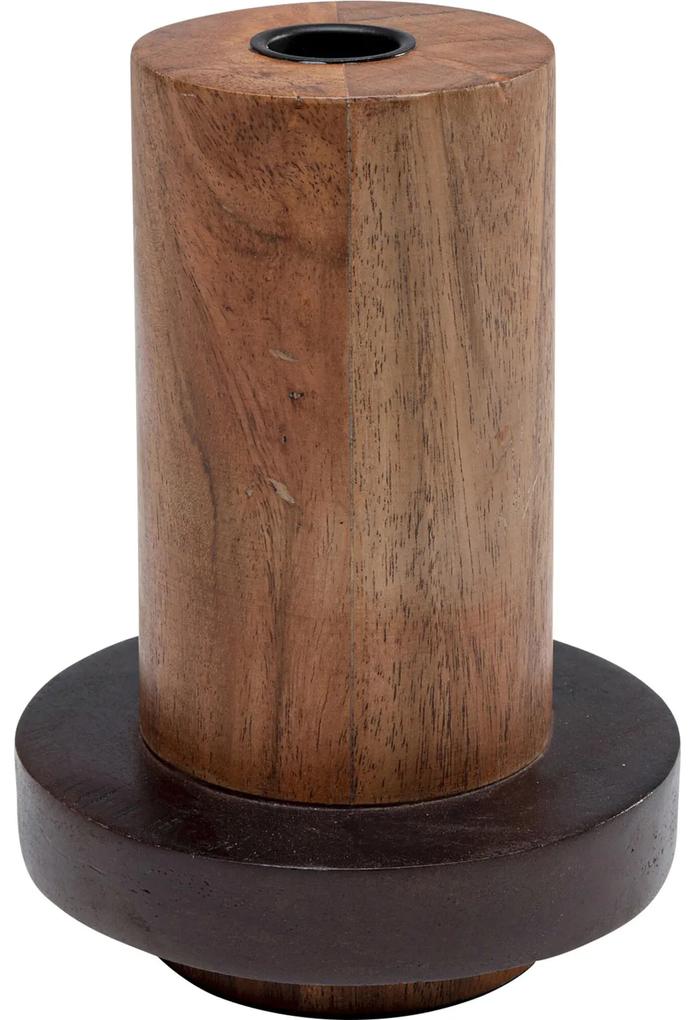 Suport de lumânare din lemn de mango  Zylinder Ø10x15 cm