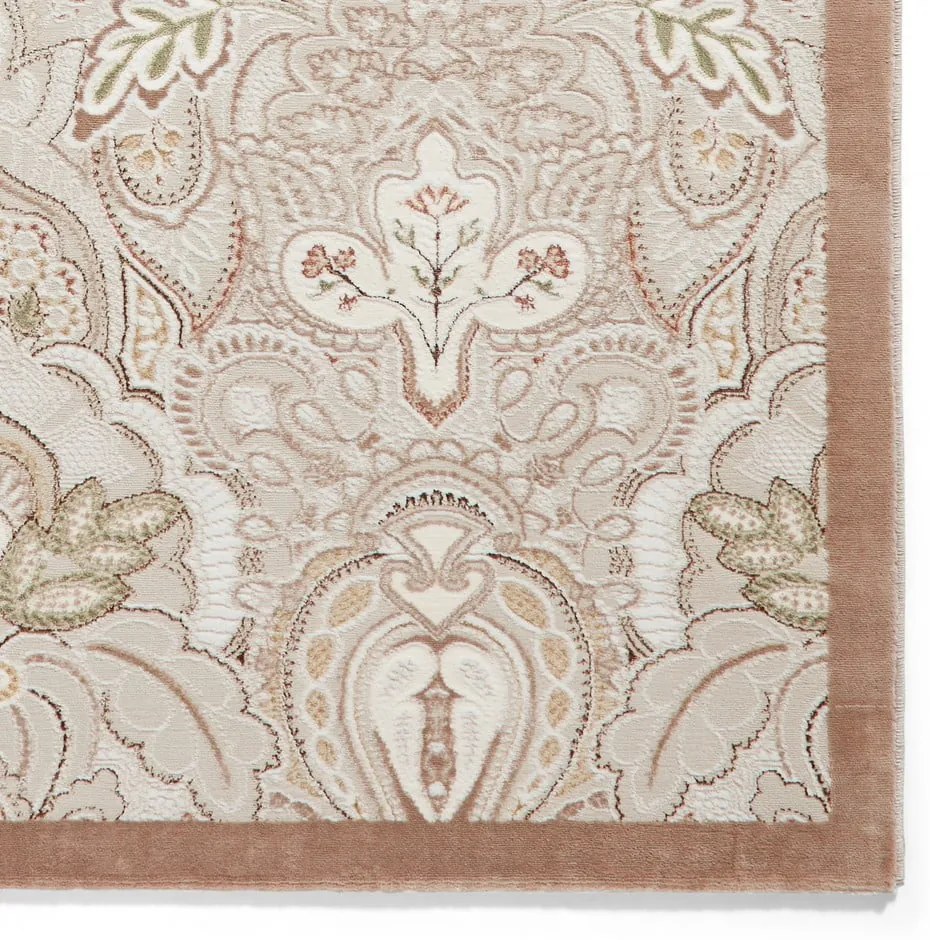 Covor crem 120x170 cm Damask Bronze – Think Rugs