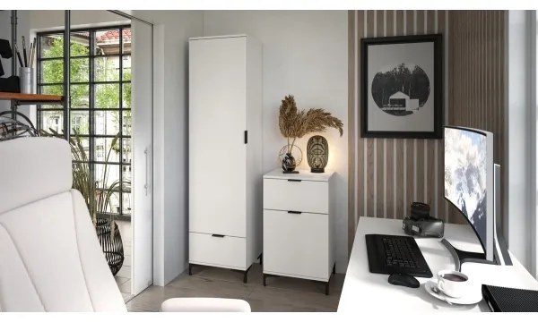 Dulap cu sertar LORA alb