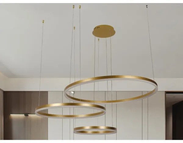 Lustră LED dimabilă pe cablu LED/125W/230V 3000-6500K + telecomandă