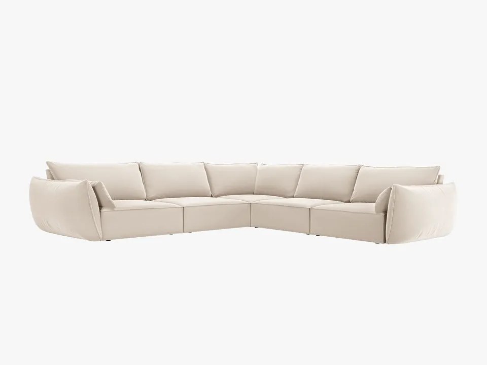 Coltar 7 locuri Kaelle catifea L286 cm