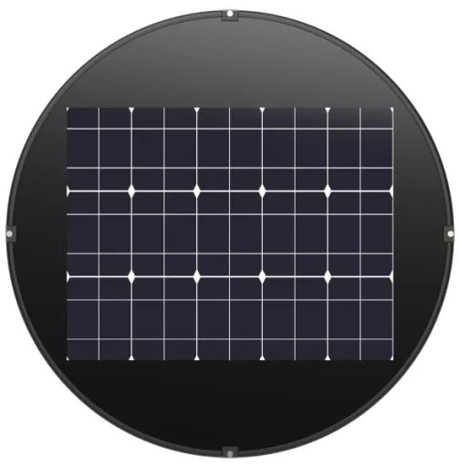 Lampă stradală solară cu senzor LUVIA LED/15W/3,2V 4000K IP54 5400 mAh+telecomandă