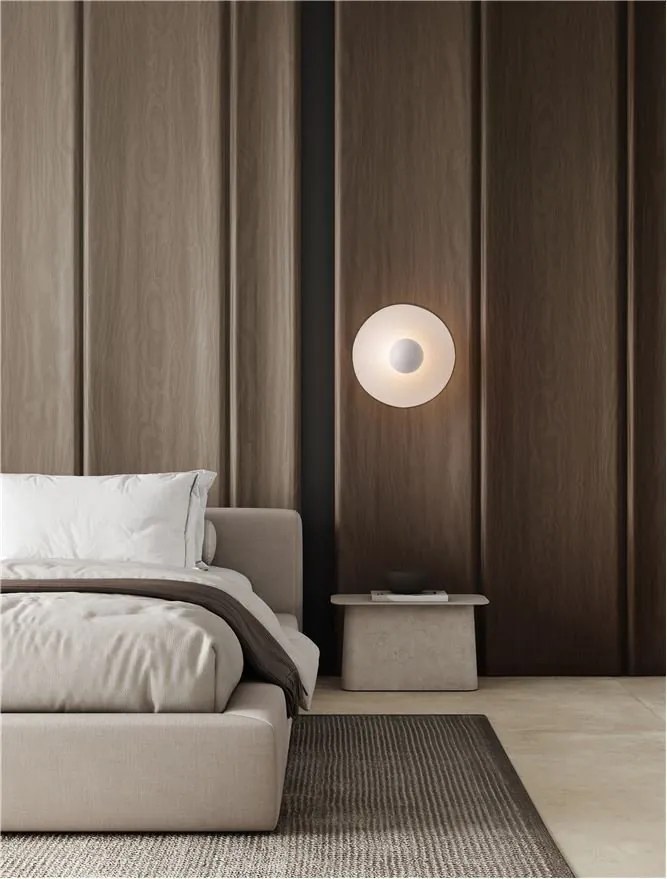Aplica de perete LED stil minimalist EDEM alb