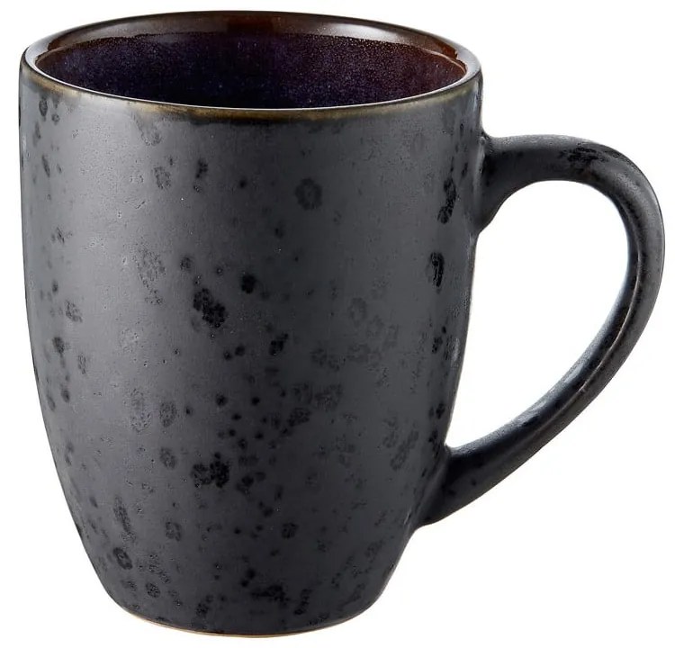 Cană neagră/albastră din ceramică 300 ml Gastro Dark Blue/Black – Bitz