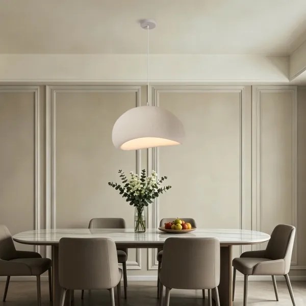 BRILAGI - Lampă suspendată pe cablu WABI SABI 1xE27/60W/230V Ø 50 cm albă