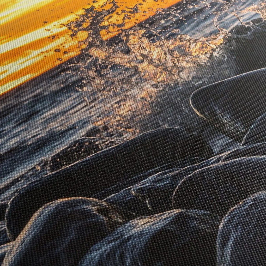 Tablou cu mare (cu ceas) (90x30 cm)