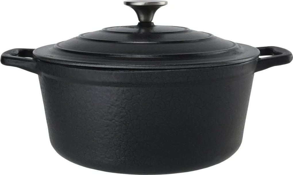 Oală fontă emailată 26 cm 4,5 L Negru mat Castard Cosy &amp; Trendy 2601655