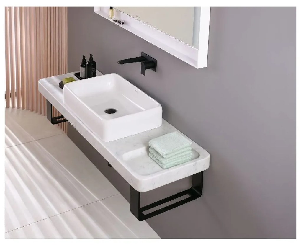 Duravit Tulum baterie lavoar ascuns negru TU1070004046