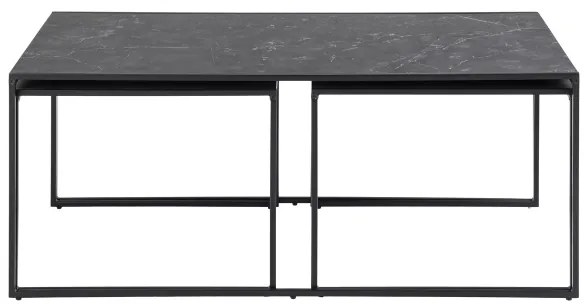 Set de măsuțe de cafea ALMA 3 buc. antracit