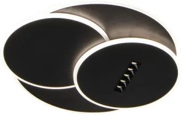 Plafonieră LED dimabilă LED/90W/230V 3000-6500K negru + telecomandă