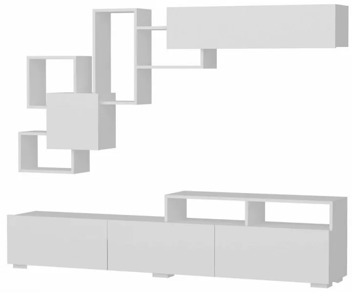 Ansamblu Comoda TV Elit, Alb