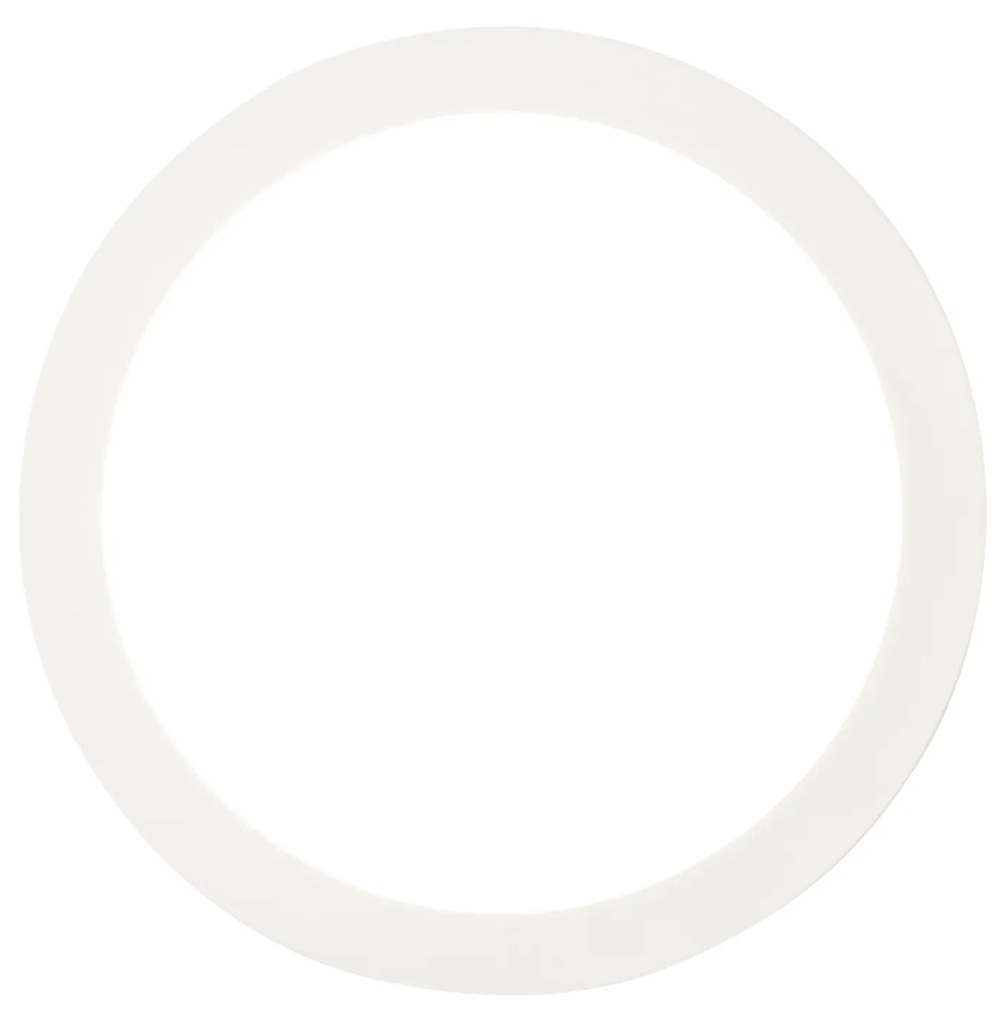 Plafonieră cu montaj încastrat albă 30 cm cu LED inclus cu 3 trepte de reglaj a luminozității IP44 - Steve