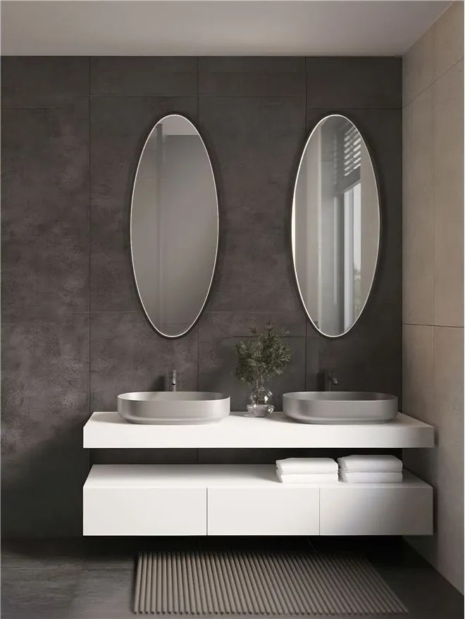 Oglinda cu iluminat LED pentru baie IP44 RILO 36x90cm